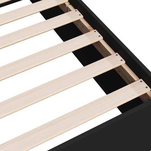 Okvir za krevet crni 140x190 cm konstruirano drvo - Crna 140 x 190 cm 35 cm Cijena