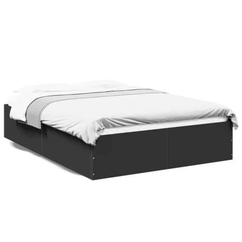 Okvir za krevet crni 120x190 cm konstruirano drvo - Crna 120 x 190 cm 35 cm Cijena