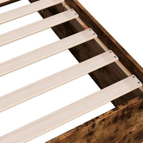 Okvir za krevet boja hrasta 90 x 200 cm konstruirano drvo - Dimljeni hrast 90 x 200 cm 35 cm Cijena