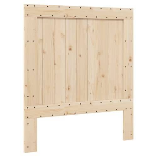 Okvir za krevet s uzglavljem sivi 90x200 cm masivna borovina - Siva 90 x 200 cm Ne with plain headboard Cijena