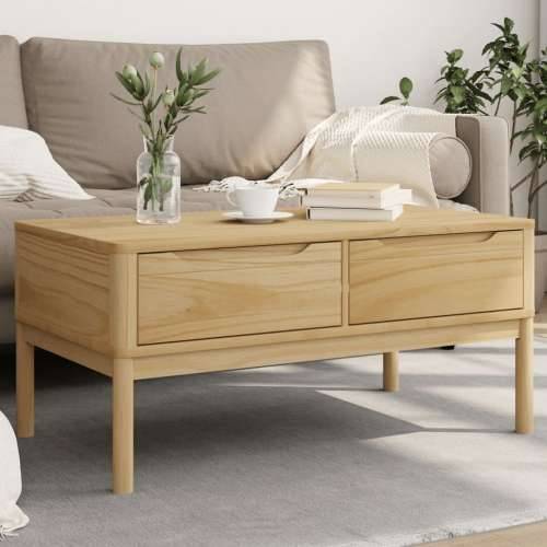 Stolić za kavu FLORO voštano smeđi 99x55,5x45 cm od borovine - Voštano smeđa 1 Cijena