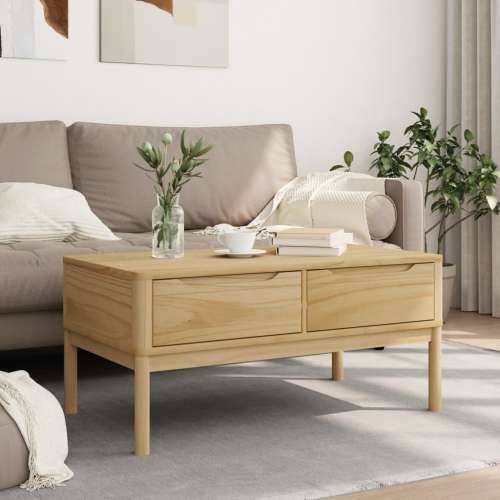 Stolić za kavu FLORO voštano smeđi 99x55,5x45 cm od borovine - Voštano smeđa 1 Cijena