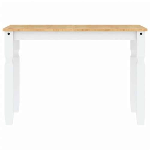 Blagovaonski stol Corona bijeli 112x60x75cm od masivne borovine - 1 Bijela 117 cm Cijena