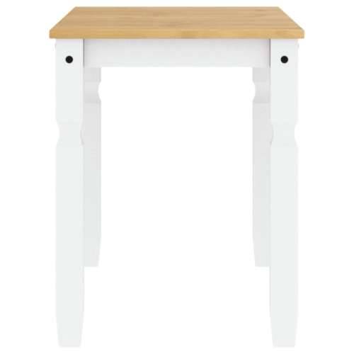 Blagovaonski stol Corona bijeli 112x60x75cm od masivne borovine - 1 Bijela 117 cm Cijena