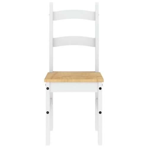 Blagovaonske stolice 2 kom bijeli 40x46x99 cm masivne borovine - Bijela 1 Cijena