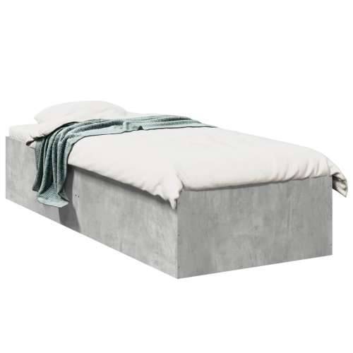 Okvir kreveta boja betona 75x190 cm od konstruiranog drva - Beton siva 75 x 190 cm 35 cm Cijena