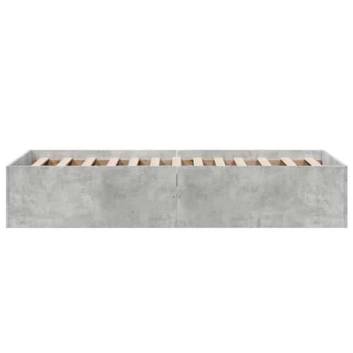 Okvir kreveta boja betona 75x190 cm od konstruiranog drva - Beton siva 75 x 190 cm 35 cm Cijena