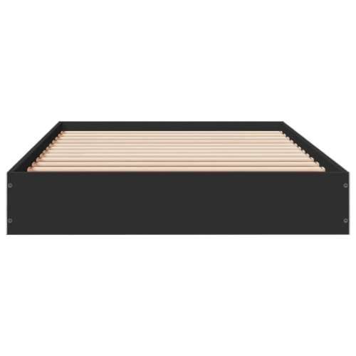 Okvir za krevet crni 75 x 190 cm od konstruiranog drva - Crna 75 x 190 cm 17 cm Cijena
