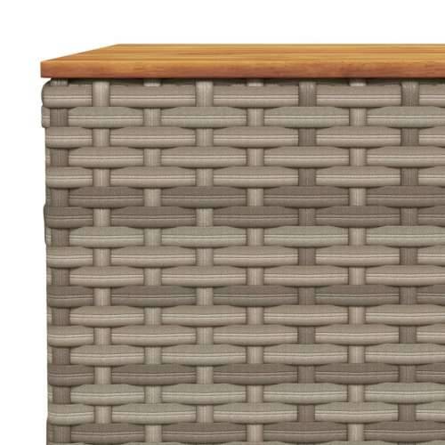 Vrtna garnitura - 7-dijelni set vrtnih sofa sivi od poliratana - Siva Puno tkanje 1 Cijena