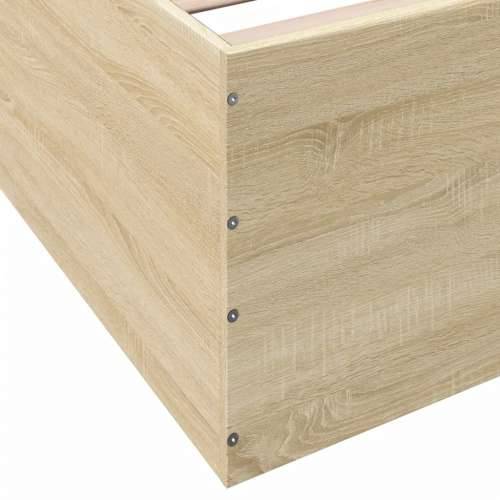 Okvir za krevet boja hrasta 160x200 cm od konstruiranog drva - sonoma hrast 160 x 200 cm 45 cm Cijena