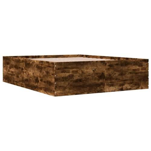 Okvir kreveta boja hrasta 160 x 200 cm od konstruiranog drva - Dimljeni hrast 160 x 200 cm 45 cm Cijena