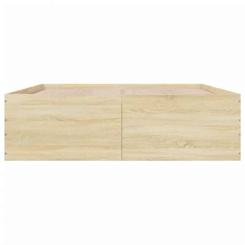 Okvir za krevet boja hrasta 150x200 cm konstruirano drvo - sonoma hrast 150 x 200 cm 45 cm Cijena