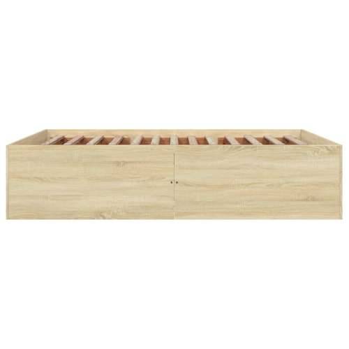 Okvir za krevet boja hrasta 150x200 cm konstruirano drvo - sonoma hrast 150 x 200 cm 45 cm Cijena
