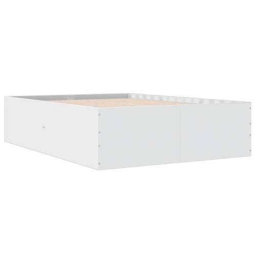 Okvir za krevet bijeli 120 x 200 cm konstruirano drvo - Bijela 120 x 200 cm 45 cm Cijena
