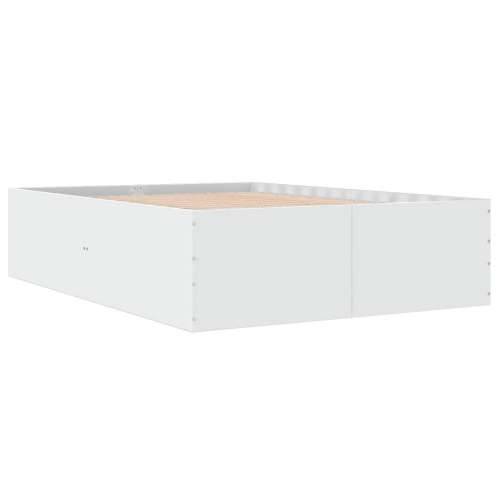 Okvir za krevet bijeli 120 x 200 cm konstruirano drvo - Bijela 120 x 200 cm 45 cm Cijena