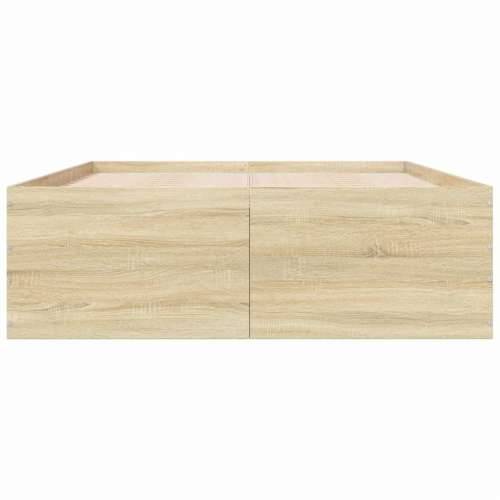 Okvir kreveta boja hrasta sonome 120 x 200 cm konstruirano drvo - sonoma hrast 120 x 200 cm 45 cm Cijena