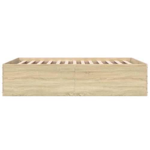 Okvir kreveta boja hrasta sonome 120 x 200 cm konstruirano drvo - sonoma hrast 120 x 200 cm 45 cm Cijena