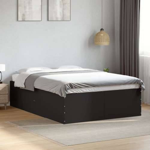 Okvir za krevet crni 135x190 cmkonstruirano drvo - Crna 135 x 190 cm 45 cm Cijena