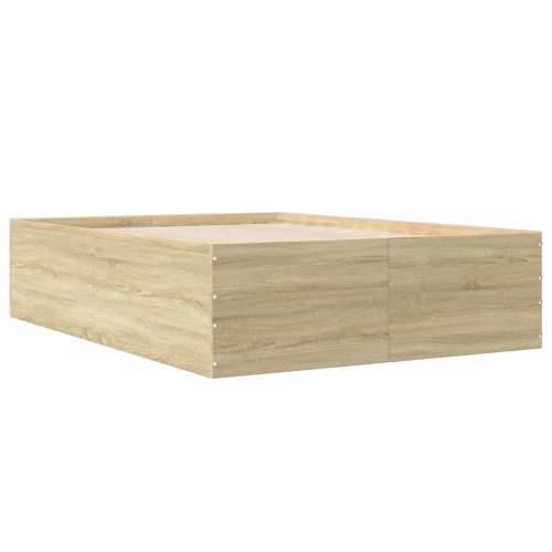 Okvir za krevet boja hrasta 120x190 cm od konstruiranog drva - sonoma hrast 120 x 190 cm 45 cm Cijena