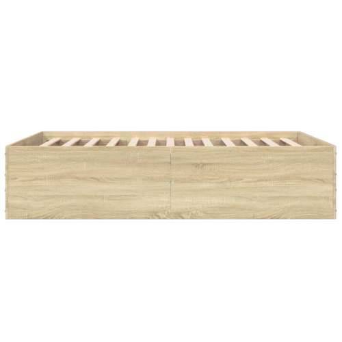 Okvir za krevet boja hrasta 120x190 cm od konstruiranog drva - sonoma hrast 120 x 190 cm 45 cm Cijena