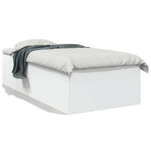 Okvir za krevet bijeli 90x190 cm konstruirano drvo Cijena