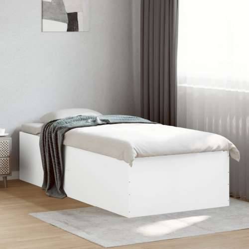 Okvir za krevet bijeli 90x190 cm konstruirano drvo - Bijela 90 x 190 cm 45 cm Cijena