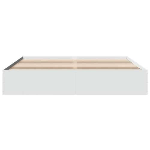 Okvir za krevet bijeli 180 x 200 cm konstruirano drvo - Bijela 180 x 200 cm 35 cm Cijena