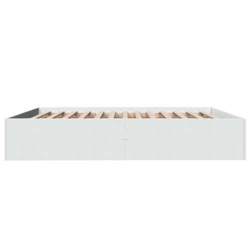 Okvir za krevet bijeli 180 x 200 cm konstruirano drvo - Bijela 180 x 200 cm 35 cm Cijena