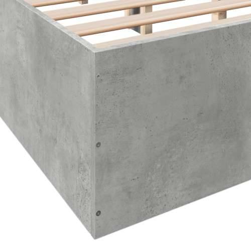 Okvir kreveta boja betona 150x200 cm od konstruiranog drva - Beton siva 150 x 200 cm 35 cm Cijena