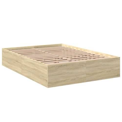 Okvir za krevet boja hrasta 120x190 cm od konstruiranog drva - sonoma hrast 120 x 190 cm 35 cm Cijena