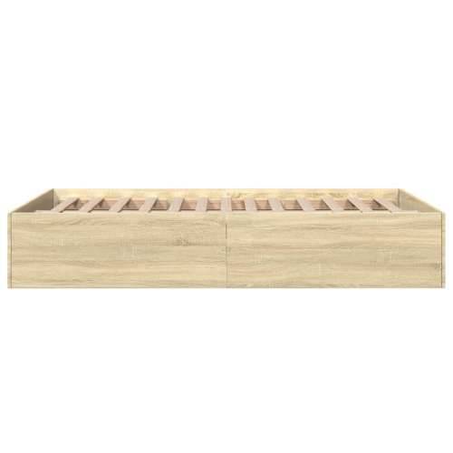 Okvir za krevet boja hrasta 120x190 cm od konstruiranog drva - sonoma hrast 120 x 190 cm 35 cm Cijena