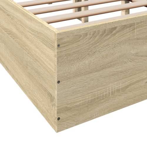 Okvir za krevet boja hrasta 120x190 cm od konstruiranog drva - sonoma hrast 120 x 190 cm 35 cm Cijena