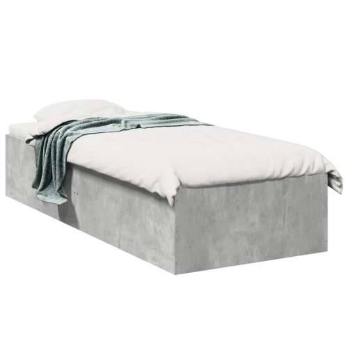 Okvir kreveta boja betona 90x200 cm od konstruiranog drva - Beton siva 90 x 200 cm 35 cm Cijena