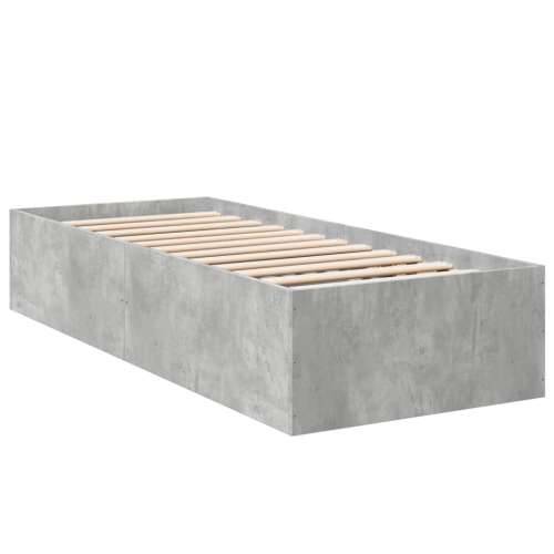 Okvir kreveta boja betona 90x200 cm od konstruiranog drva - Beton siva 90 x 200 cm 35 cm Cijena