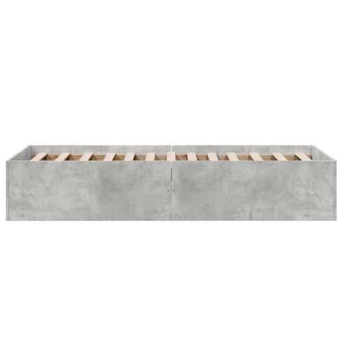 Okvir kreveta boja betona 90x200 cm od konstruiranog drva - Beton siva 90 x 200 cm 35 cm Cijena