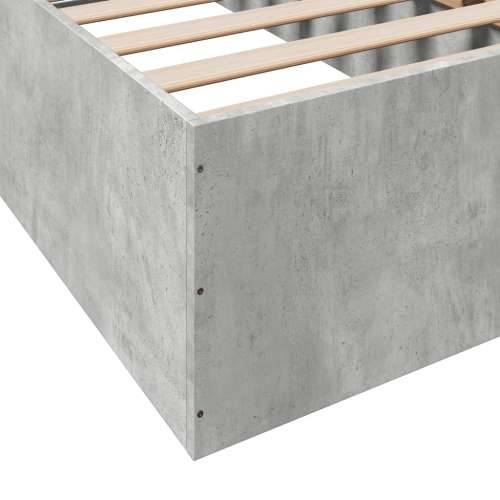 Okvir kreveta boja betona 90x200 cm od konstruiranog drva - Beton siva 90 x 200 cm 35 cm Cijena