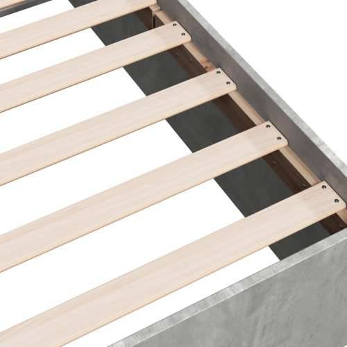 Okvir kreveta boja betona 90x200 cm od konstruiranog drva - Beton siva 90 x 200 cm 35 cm Cijena