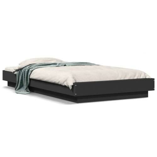 Okvir za krevet crni 90x200 cm konstruirano drvo - Crna 90 x 200 cm Cijena