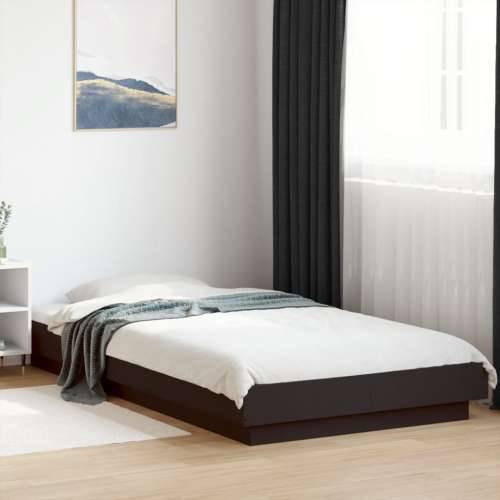 Okvir za krevet crni 90x200 cm konstruirano drvo - Crna 90 x 200 cm Cijena