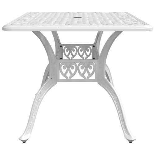 Vrtni stol bijeli 150 x 90 x 72 cm od lijevanog aluminija - Bijela 1 Cijena