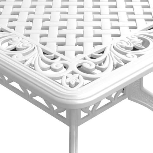 Vrtni stol bijeli 150 x 90 x 72 cm od lijevanog aluminija - Bijela 1 Cijena