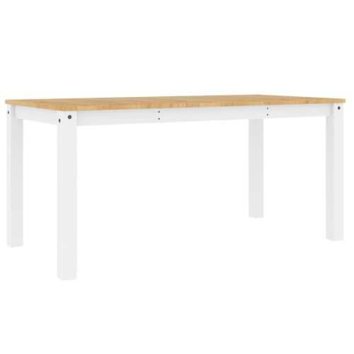 Blagovaonski stol Panama bijeli 160x80x75 cm masivna borovina - 1 Bijela 160 cm Cijena