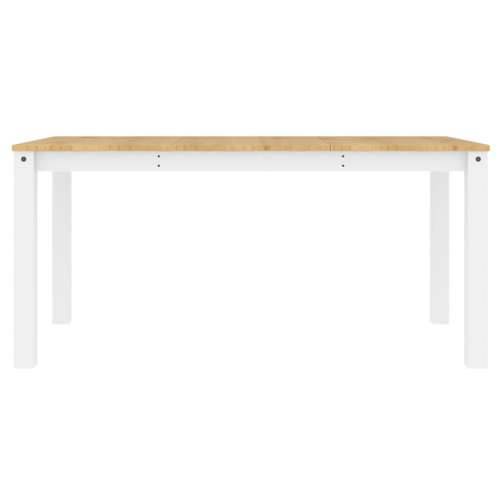 Blagovaonski stol Panama bijeli 160x80x75 cm masivna borovina - 1 Bijela 160 cm Cijena
