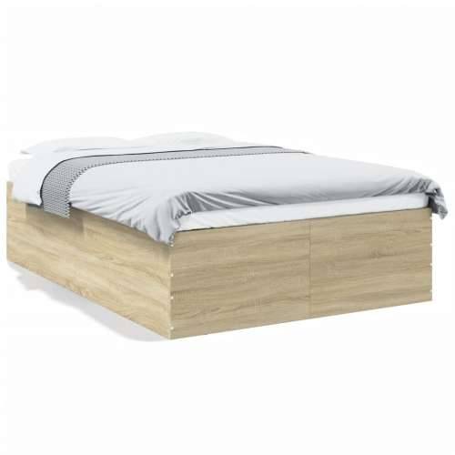 Okvir za krevet boja hrasta 140 x 200 cm konstruirano drvo - sonoma hrast 140 x 200 cm 45 cm Cijena