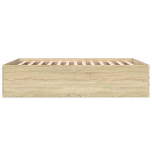 Okvir za krevet boja hrasta 140 x 200 cm konstruirano drvo - sonoma hrast 140 x 200 cm 45 cm Cijena