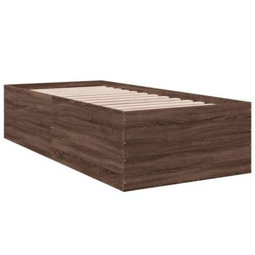 Okvir za krevet smeđi hrast 90x190 cm konstruirano drvo - Smeđi hrast 90 x 190 cm 45 cm Cijena