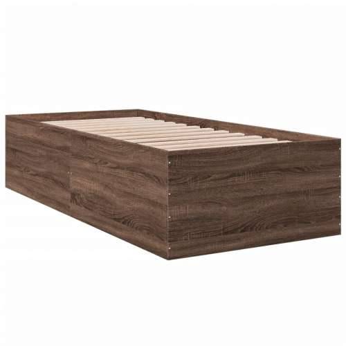 Okvir za krevet smeđi hrast 90x190 cm konstruirano drvo - Smeđi hrast 90 x 190 cm 45 cm Cijena