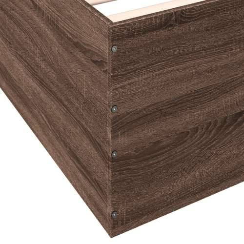 Okvir za krevet smeđi hrast 90x190 cm konstruirano drvo - Smeđi hrast 90 x 190 cm 45 cm Cijena