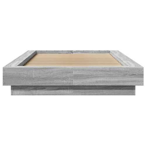Okvir za krevet boja hrasta 75 x 190 cm od konstruiranog drva - Sivi hrast sonoma 75 x 190 cm Cijena