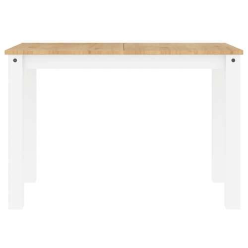 Blagovaonski stol Panama bijeli 117x60x75 cm masivna borovina - 1 Bijela 117 cm Cijena